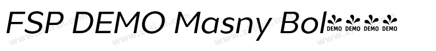 FSP DEMO Masny Bol字体转换 FSP DEMO Masny Bol字体转换